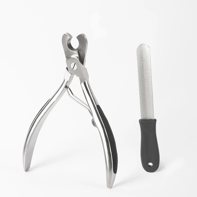 Professional Heavy Duty Dog Nail Trimmer, Full Martensite Steel Razor Sharp Blade,Ergonomic Non-Slip Handles