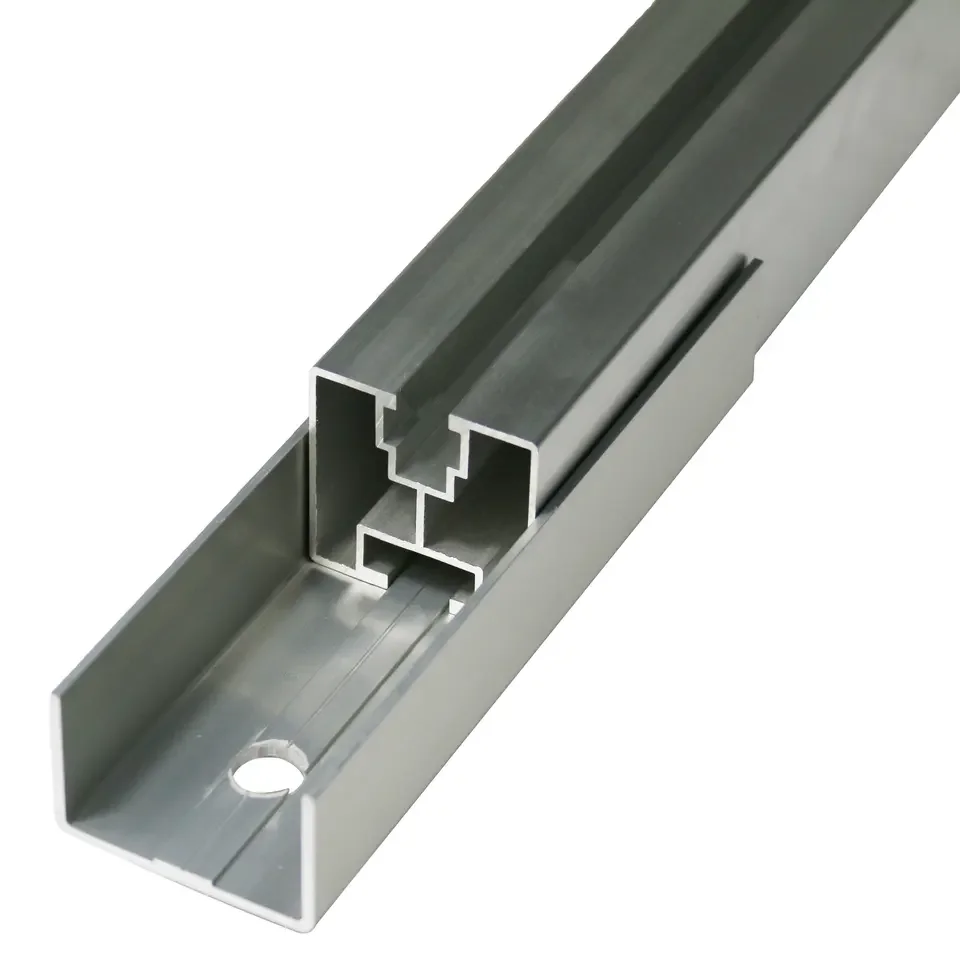 Solar Module Rail Connector for Mounting Aluminium Solar Mounting Brackets Rail Splice
