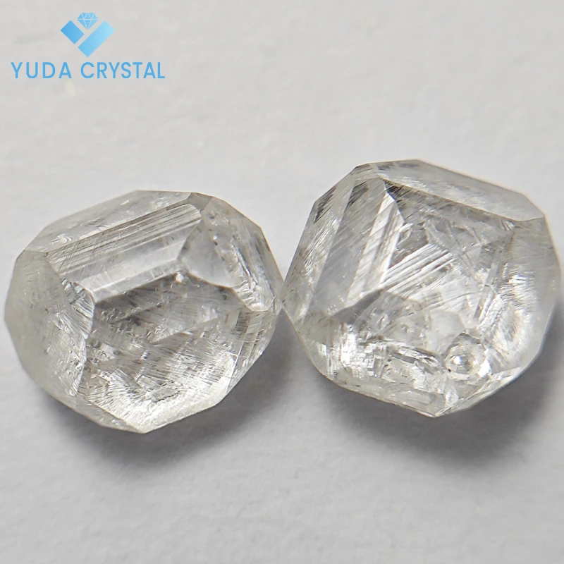 Hpht Vvs White Rough Synthetic Diamonds Lab Grown Diamond Excellent Cut