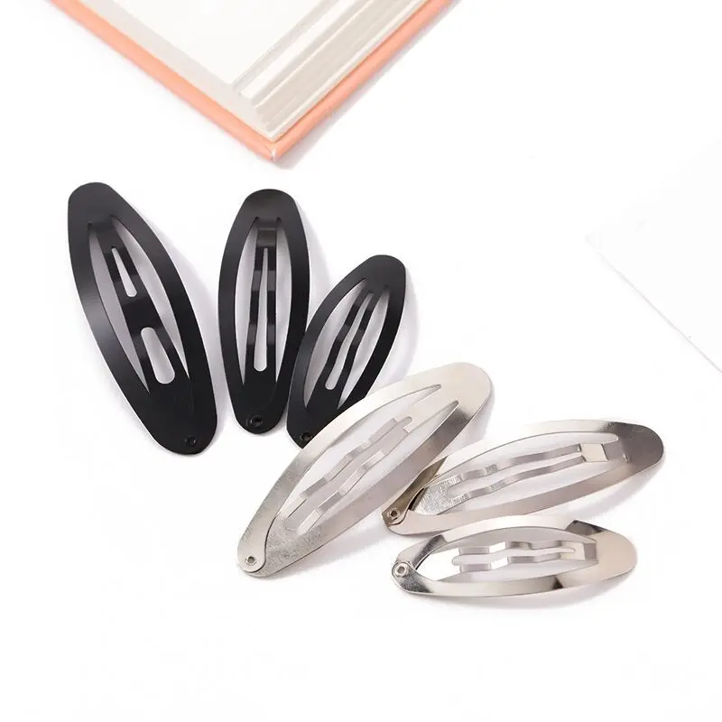 All kinds of metal hair snap clip barrette for girls