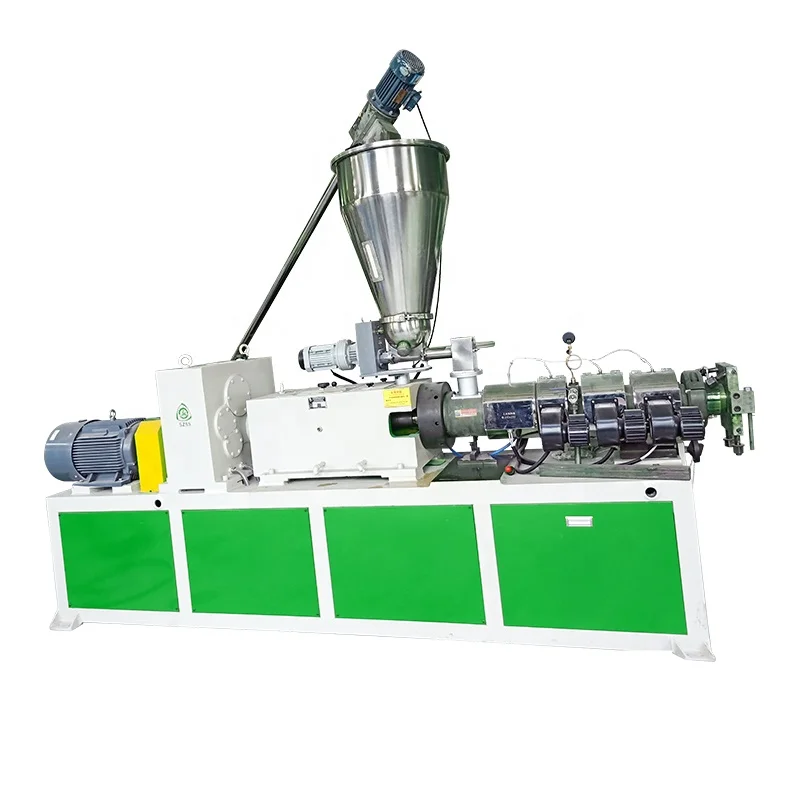 High Productivity PVC Conical Twin-Screw Extrusion Machine For Product of Plastic Foam Board