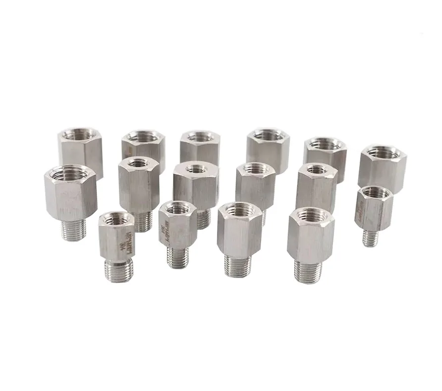 Reducing Hex Bushing Conversion Adapter Threaded Screw Bushing Pressure Gauge Instrument Beer Plug Pipe Fitting Bush Reducer