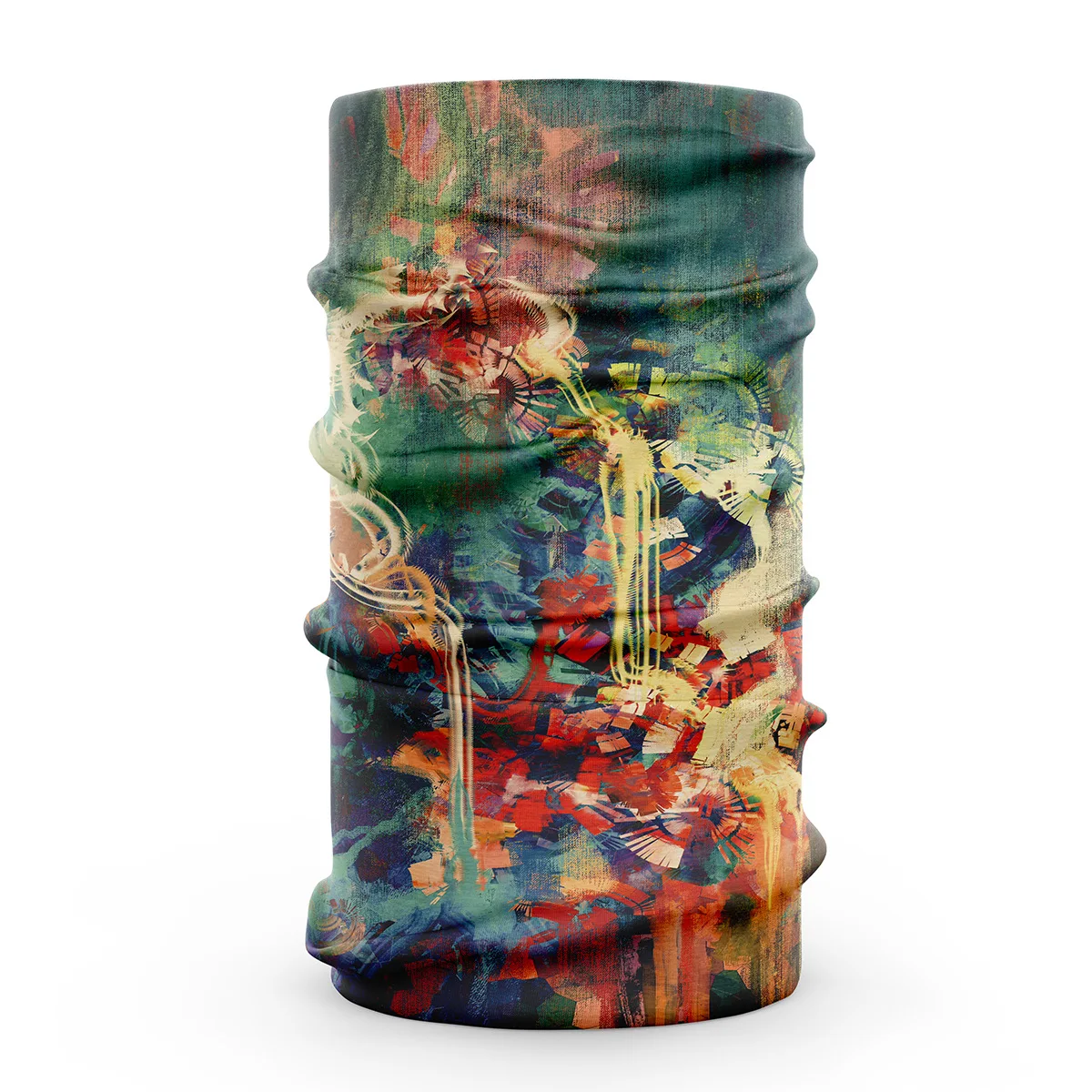 Custom Sublimation Printing Multifunctional Seamless Bandana Camouflage Print Seamless Neck Gaiter Bandanas