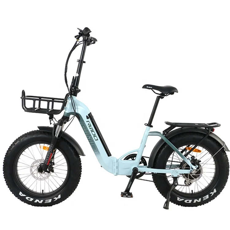 
rundo 20inch 1000w electric bike folding fatbike 500w folding electric bike fat 