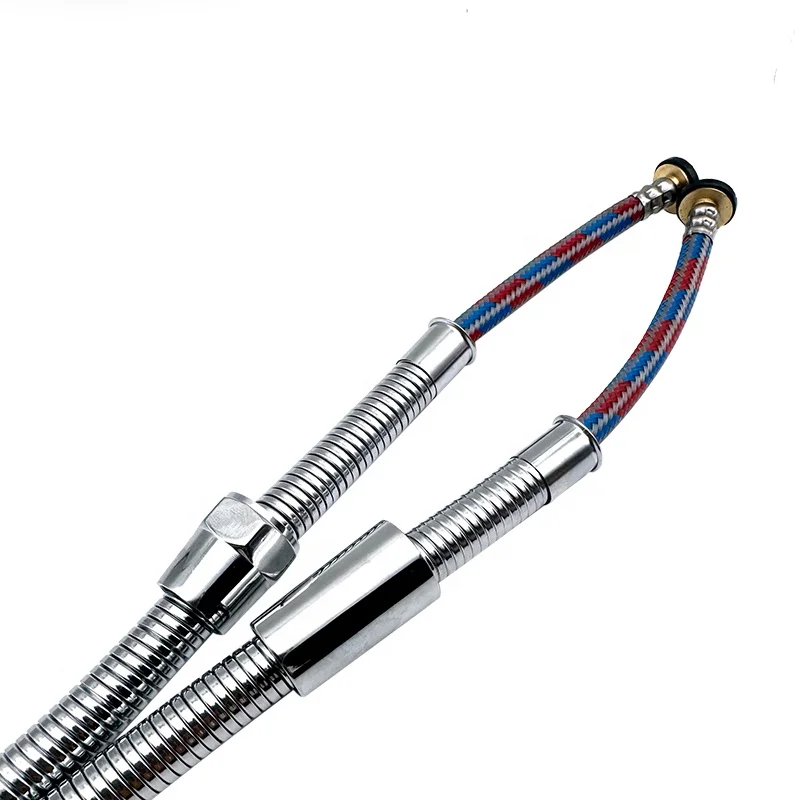 Nylon Cover Braided Hose Braided Flexible Metal Shower Hose Stainless Steel 304
