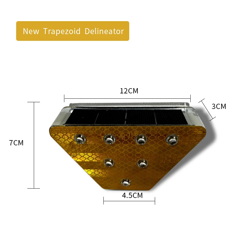 solar cat eyes IP68 led traffic light for driveway raised pavement