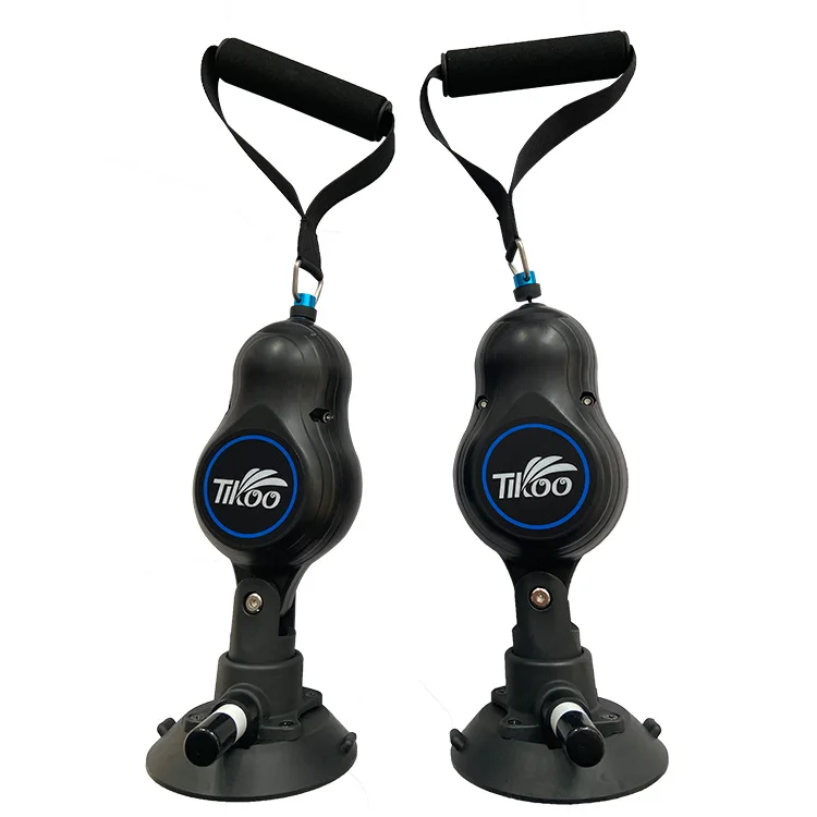 Gym exercise machines endless 3 resistance levels wall mounted pulley rope trainer