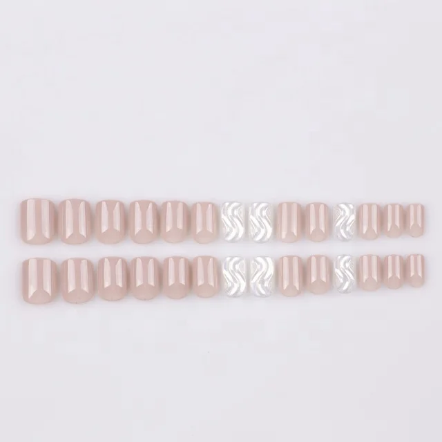 Lasenta Full Cover Long Artificial Nails Super Nail Art Tips Korea