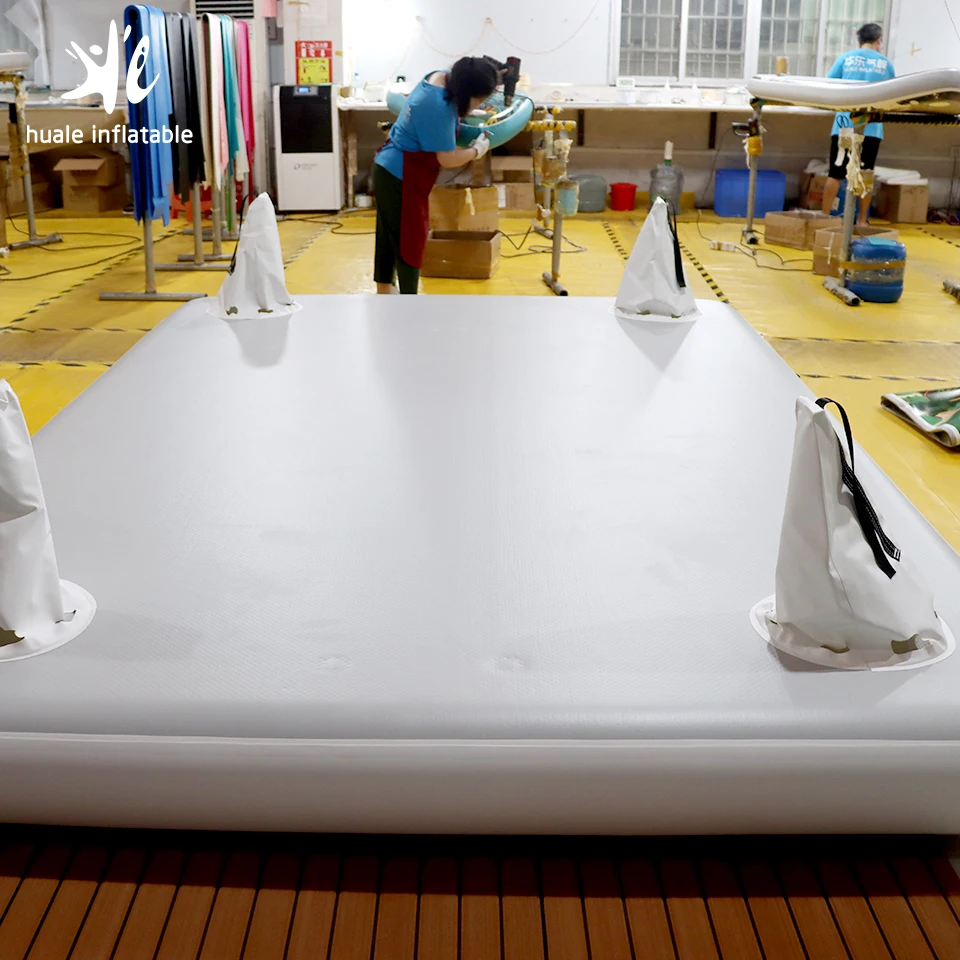 Custom Inflatable Heavy Load Portable Yacht Sea Sup Paddle Board Jet Ski Water Prices Dock Swim Platform Floats Floating Dock