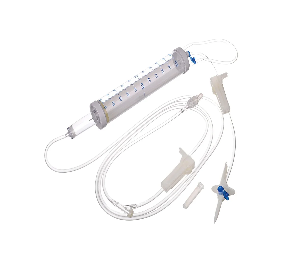  Disposable Medical Saline Infusion Set Pediatric Iv with Flow