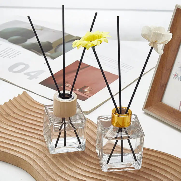 Glass Home Plug in Air Flower Empty Custom Fragrance Luxury Professional Aroma Reed Diffuser Bottle