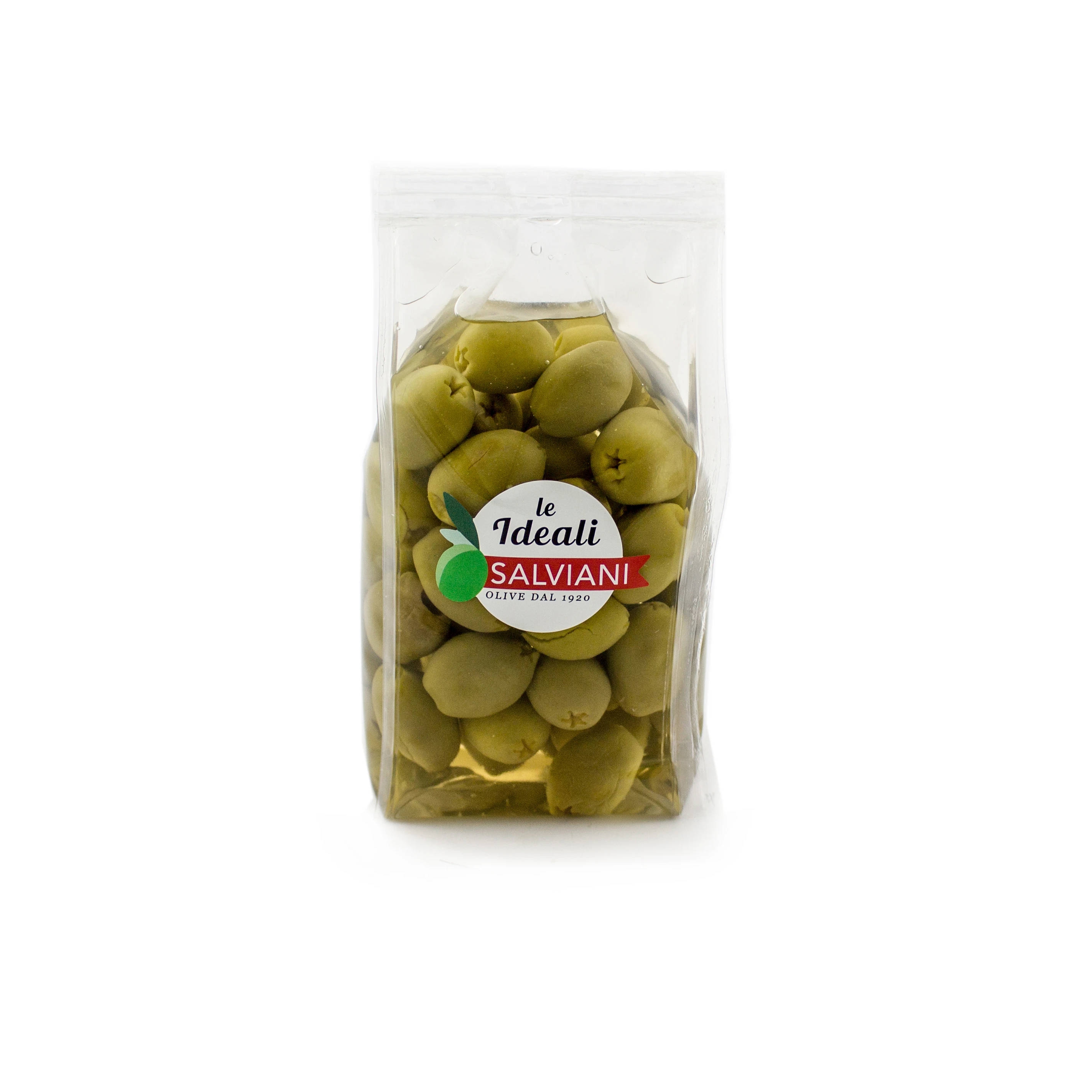 Made In Italy Delicious Le Ideali Green Pitted Olives In Brine G.400 Olives Greece Vert Food