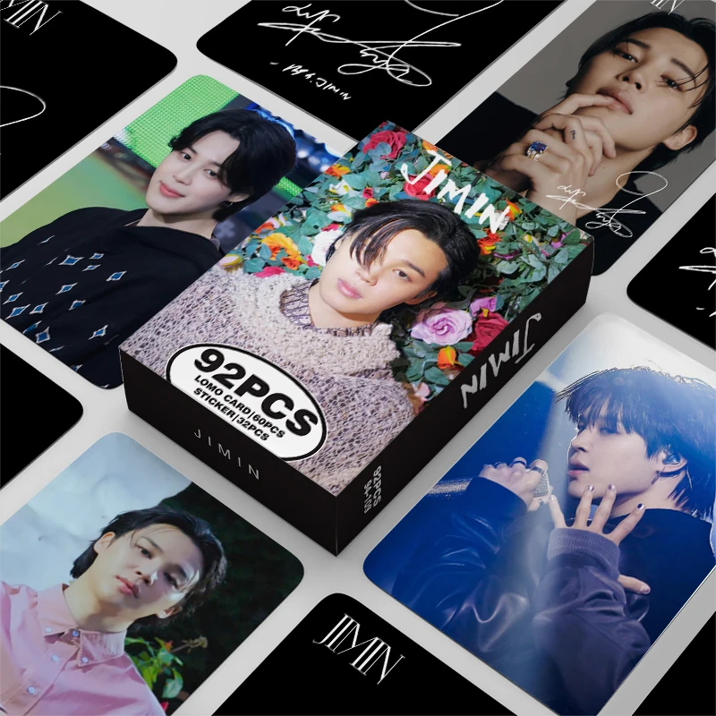 JIMIN SOLO PRODUCTION DIARY card collection card double-sided LOMO card 92pcs