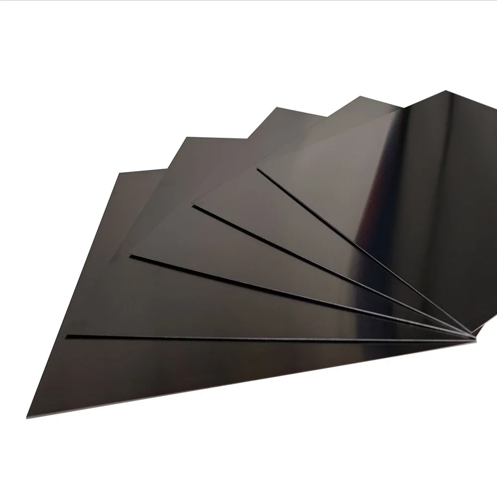 Black Blank Perforated Panel Aluminum Nameplates Tags Anodized White Laser Engraving Plate Material Aluminum Metal Sheets Plates