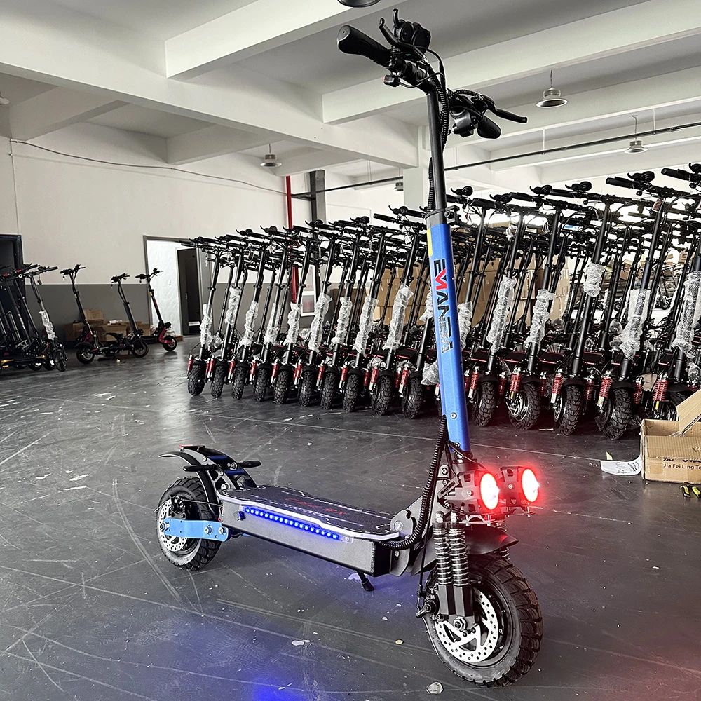 EU US Warehouse 48V 52V 2400W dual motor electric scooter adult electric scooter two wheel foldable e scooter