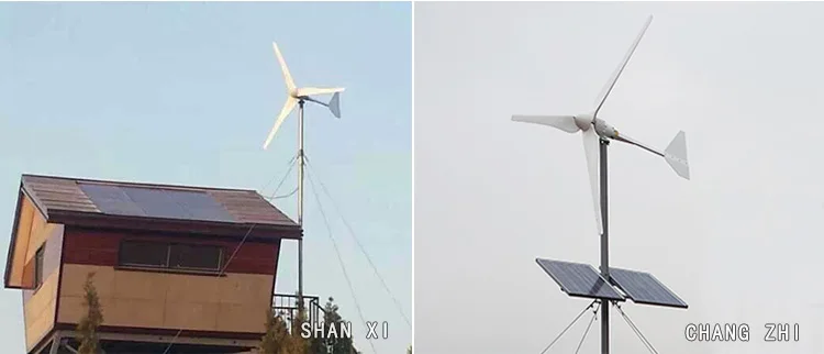 High Quality 600W Wind-Turbine 3Kw 220V 25Kw Motor Generator Ice Wind Turbine