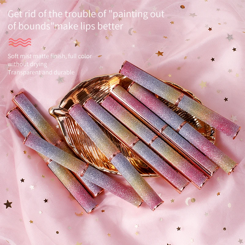 Red Lipstick Wholesale Silky Smooth Soft Lip Color Waterproof Permanent Kiss-proof Matte Lipstick