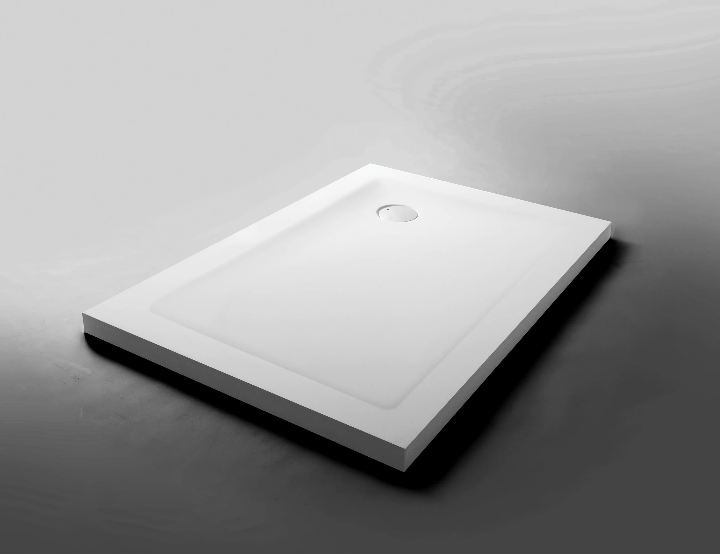 Polymable America High-Class Fiberglass Shower Tray with Drain Homemade Ice Tray Mould for Bathroom OEM Logo Customizable