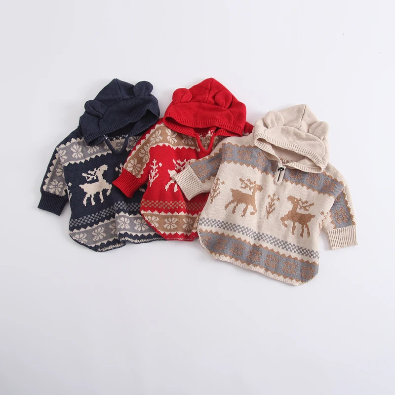 
Knit infants baby boys girls cardigan newborn clothes 