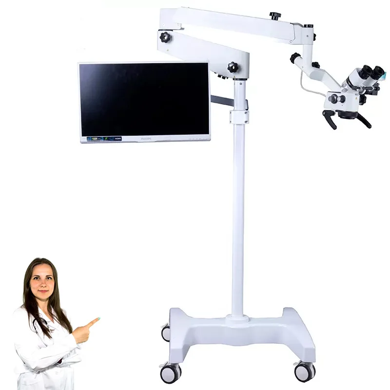 Лидер продаж, светодиодный стоматологический Эндодонтический микроскоп с камерой