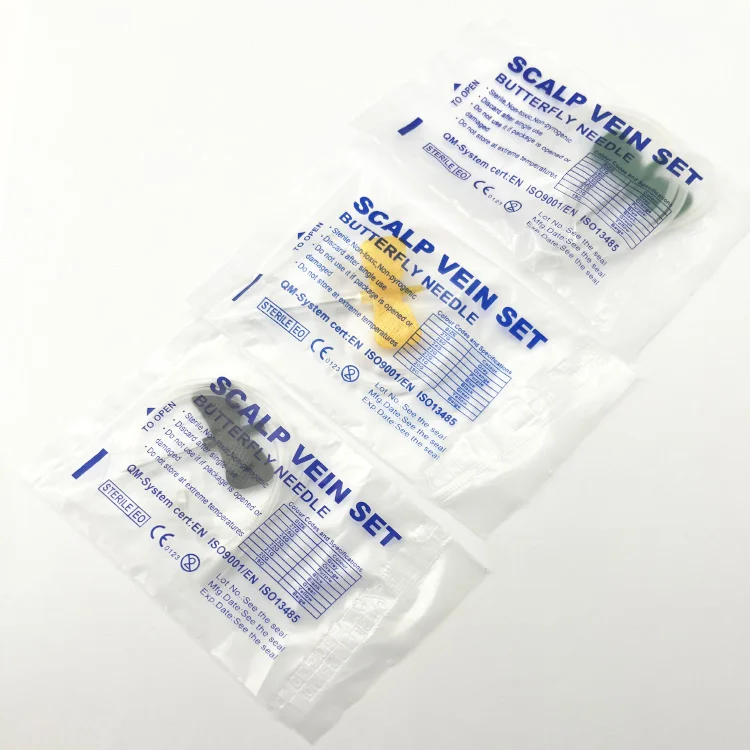 Disposable Scalp Vein Set Medical Intravenous Scalp Vein Set With Butterfly Needle