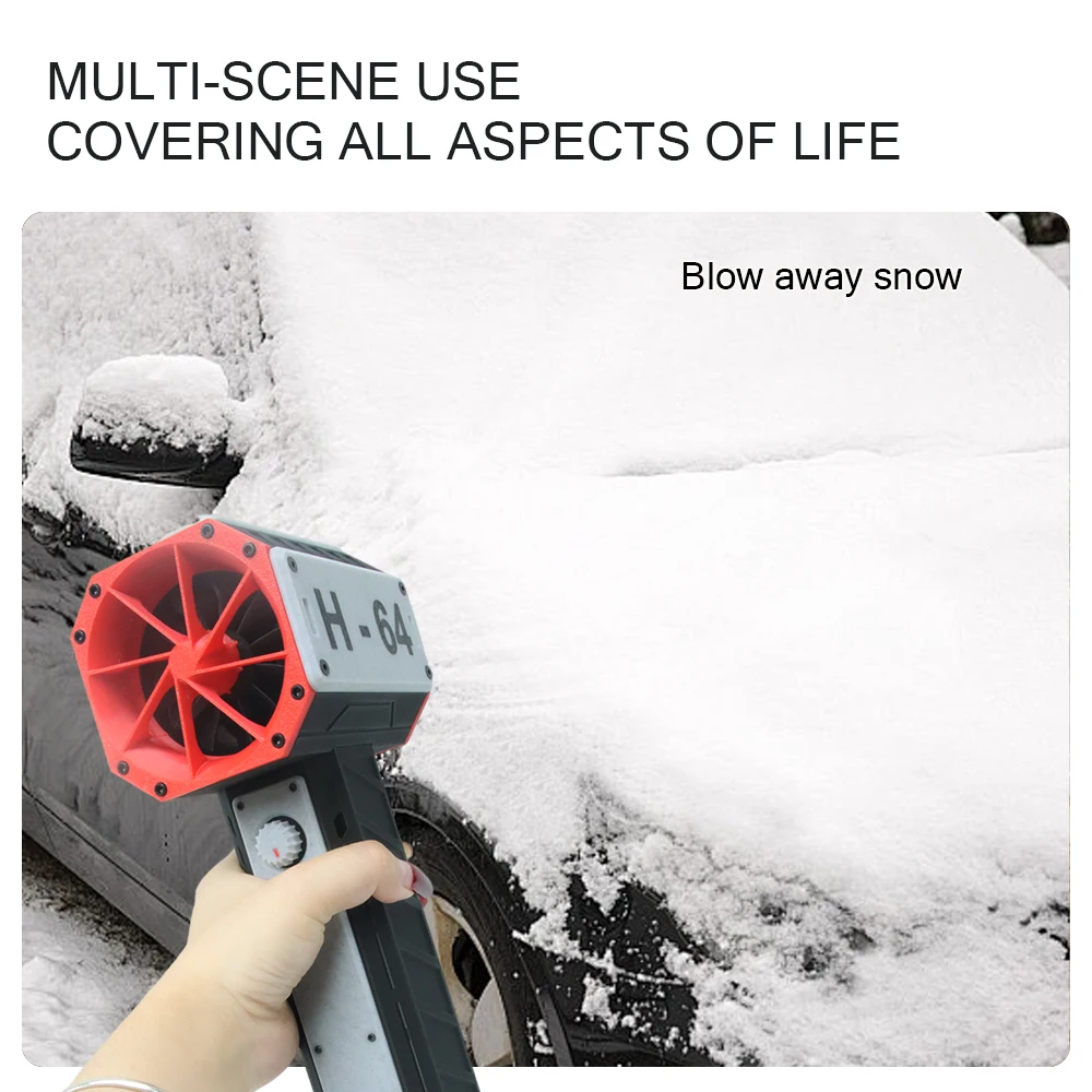 64mm Brushless Motor Turbo Jet Fan Electric Air Blower Rechargeable  Violent fan Blower Weight Car Dryer Snow And Leaf Cleaner