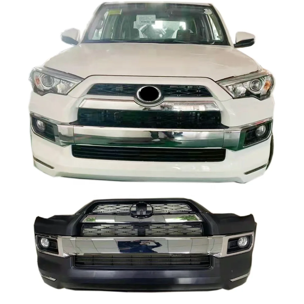 car bumper kits for 2010-2014 Toyota 4Runner upgrade 2020 model front bumper rear bumper headlight tail lights lamps PP plastic