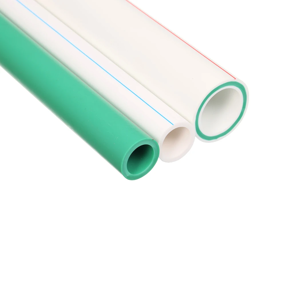 Customized 50-150mm Home lmprovment  Industrial Plastic Plumbing PPR Tube Pipe for Water Gas Transportation