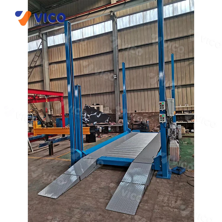 Vico Four Post 3-Car Garage Parking Lifts#V4PL3-1.8/2.0Professional Manufacturer Car Parking Lift Lifting Table