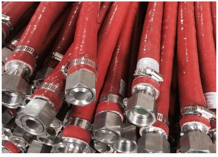 Top Quality 30-55mm Heat Resistant Silicone Coated Fiberglass Tube High Temperature Resistance Hose Fire Proof Sleeve