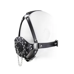 Oral Sex Toys Head Harness Bondage Gag with Belt