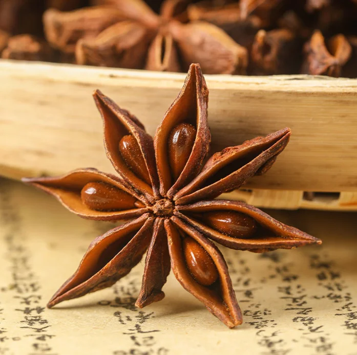 Wholesale  whole red Brown Star anise anised Illicium verum autumn traditional spice Chakri Phool Seed