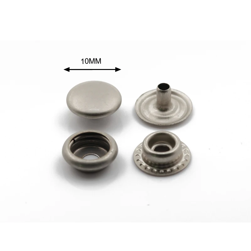 Button press studs brass iron snap button best 10 mm fastener for clothing
