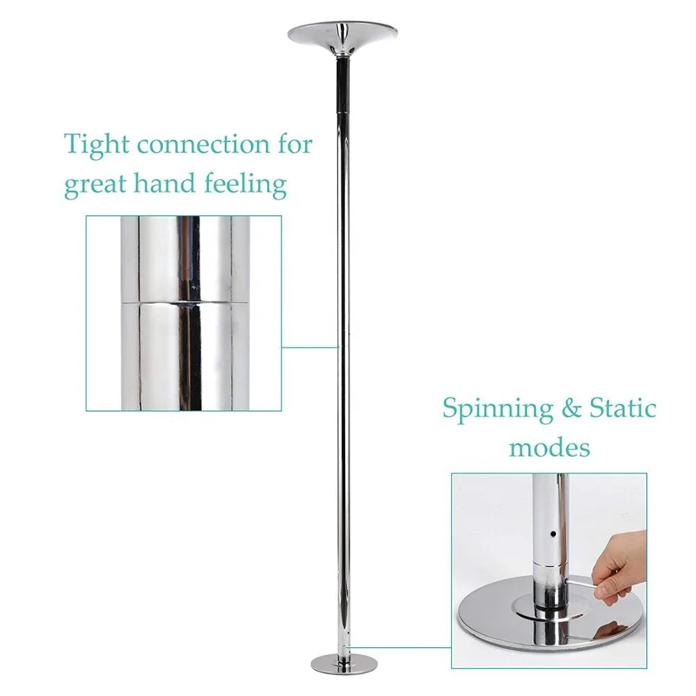 Wholesale Light Portable Pole Dance  Strip Tube Pole Dancing Pole
