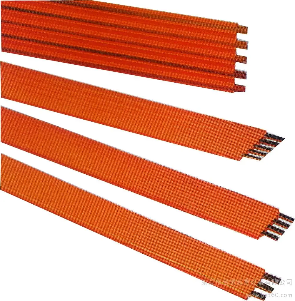 4 phase conductor busbar for crane power supply system