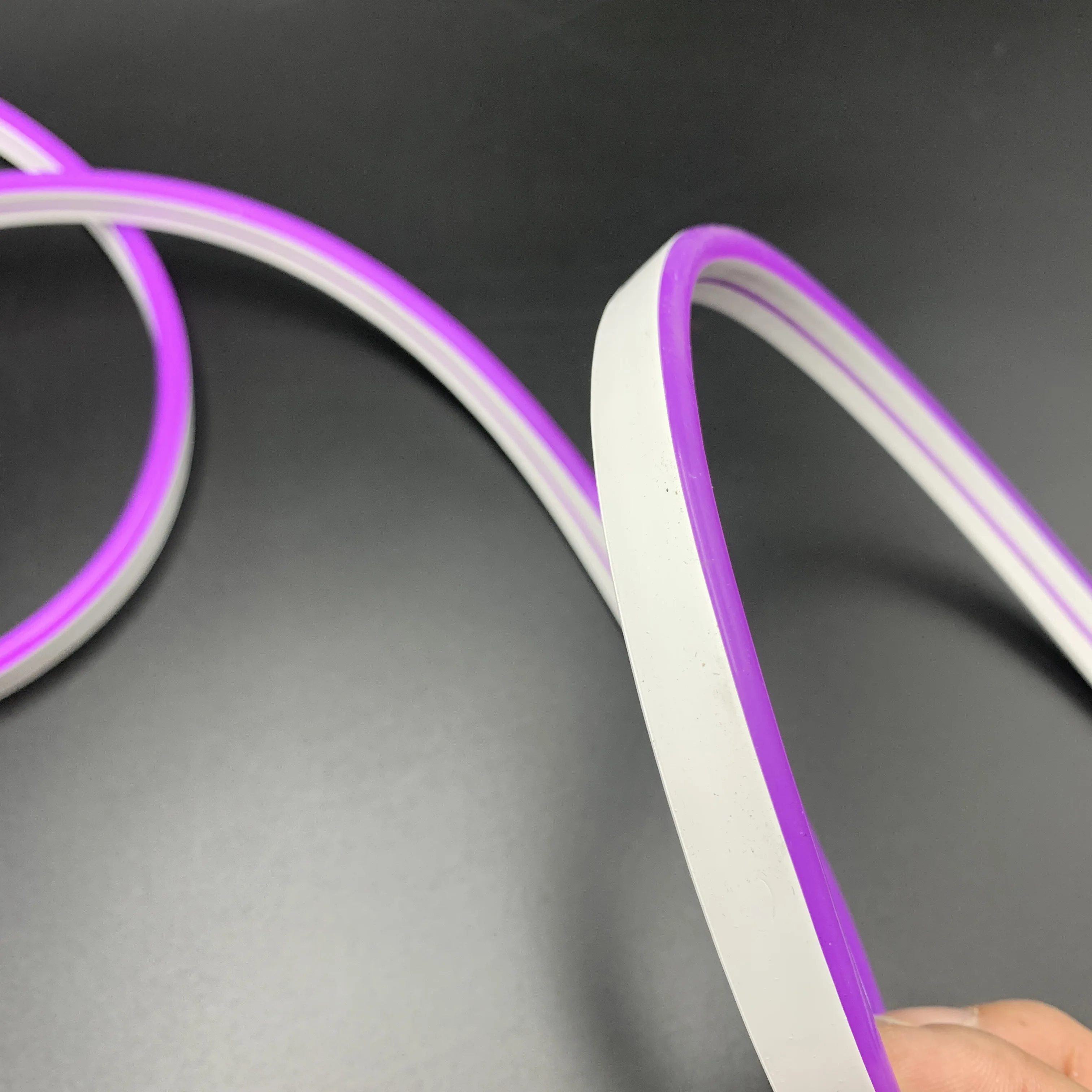 
Wholesale White Linear Lighting opaque bendable neon perimeter illumination led linear soft silicone neon flex signs 