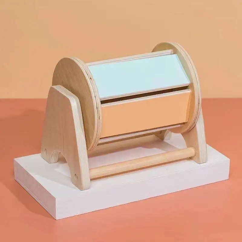 New Teaching Aids DIY Wooden Farm Toy Coin Box Ball Drop Learning Toy with Logo Packed in Color Box Sets