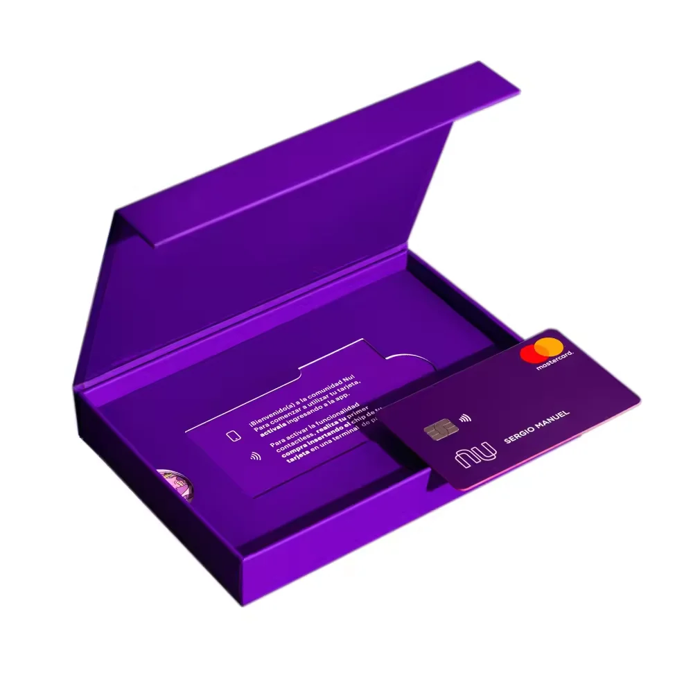 Пользовательские Роскошные vip членские карты банк nfc держатель карты подарочная упаковка коробка для кредитной карты