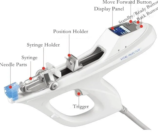 Professional Korea Meso Gun Water Vital Injector Mesotherapy Injection Gun For Sale