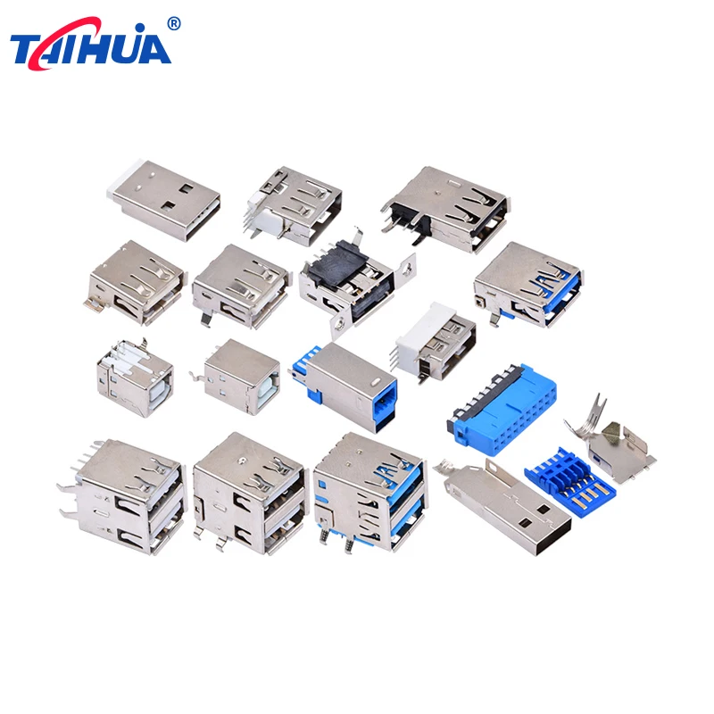 Usb-разъемы для зарядки usb type-a папа AM AF SMT DIP передача данных быстрая зарядка Разъемы 2 0