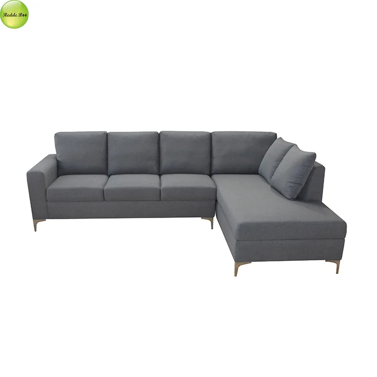Factory wholesale Germany sofa upholstery linen fabric couch 1shape 7 seater sofa for bedroom use