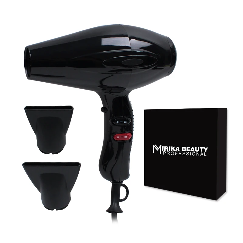 Профессиональный малошумный фен для салона красоты портативный мощный двигатель переменного тока бытовой электрический Быстросохнущий волос 2000 Вт