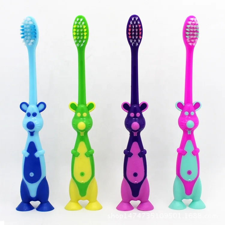 High Quality Personalized Child Tooth Brush baby toothbrush customized cute cartoon design toothbrush