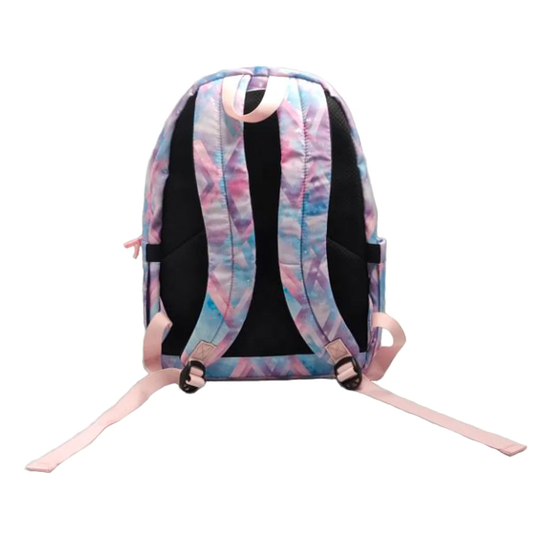 large capacity printed school bag waterproof three in one backpack with USB 3.0 laptop backpack for school student