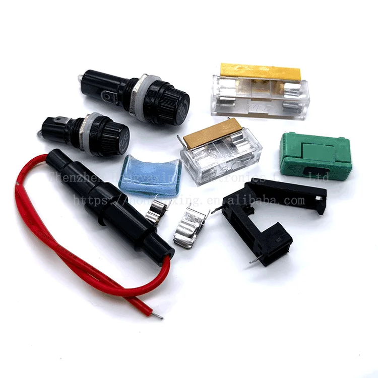 5*20mm 6*30mm PCB Mounted Auto Fuse Clip Holder for Glass Ceramic Tube /PCB/Cord Fuse Holder