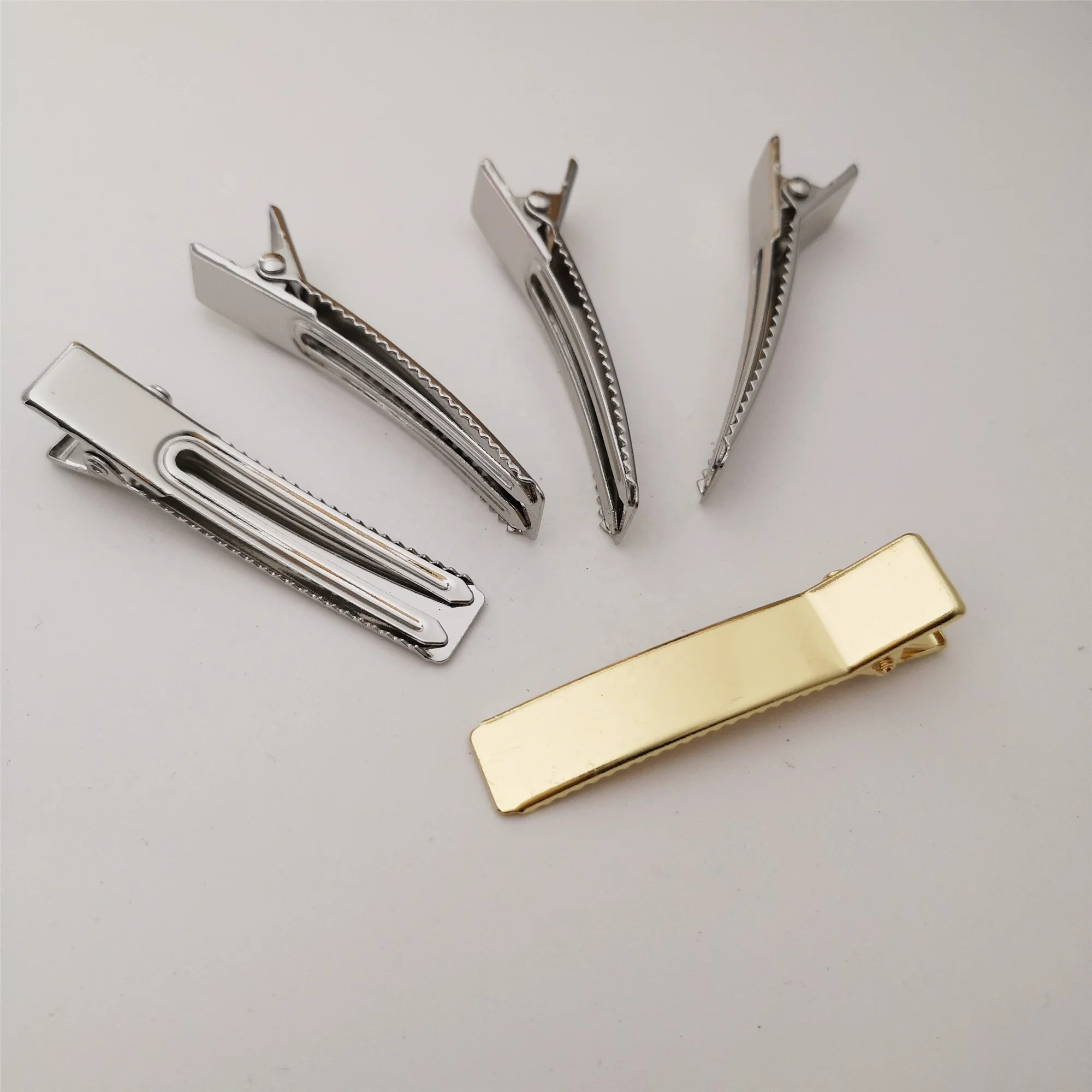 Children 1.929 Inch Long Hair Clips 4.8CM Stainless Steel Duckbill Hairpin Hair Clip Accessories