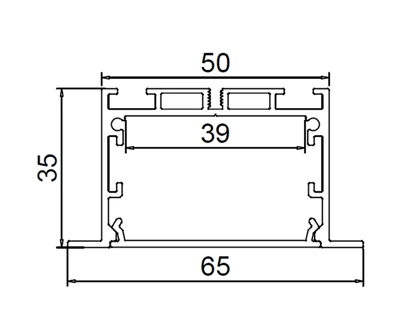 Yovee Lighting 20W 40W Recessed Ceiling  Linear Light Commercial Office Shop 1200mm 4ft Led Linear Light
