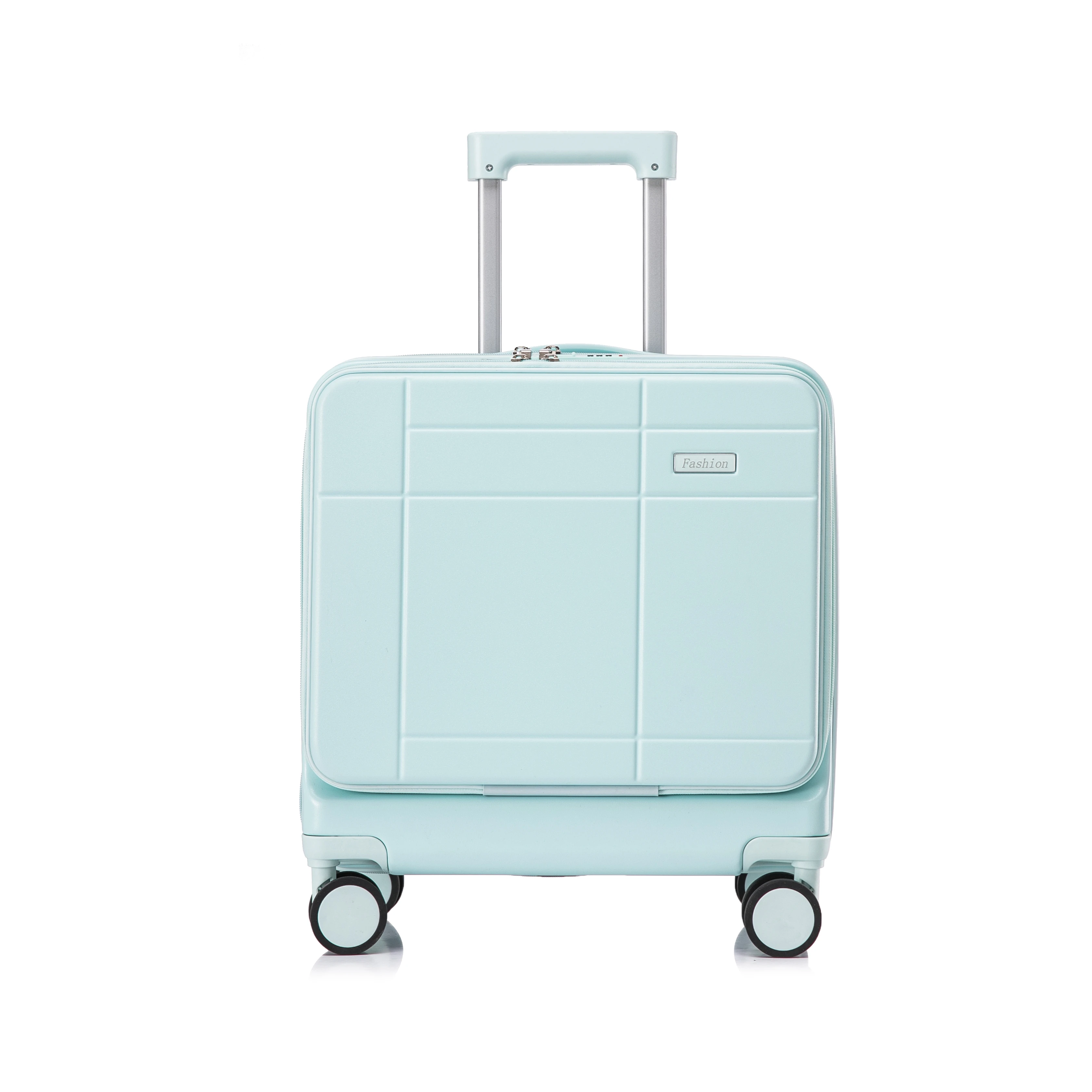 BADITU Business Computer Trolley Case Front Open Luggage Female Small Boarding Password Suitcase With Cardan Wheel