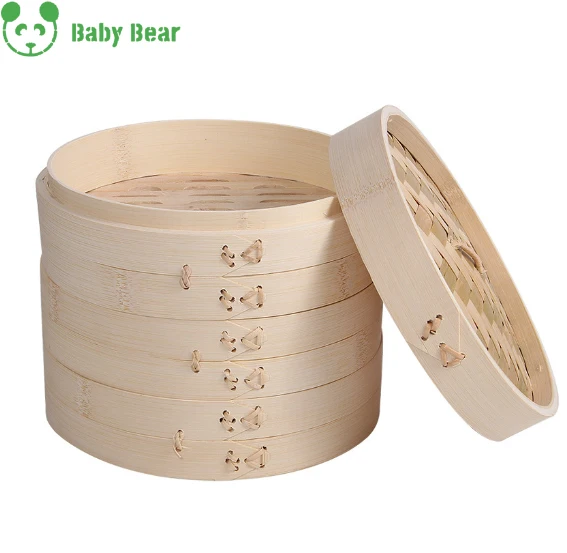 factory natural bun chinese bamboo steamer bamboo steamer basket bamboo steamer for food