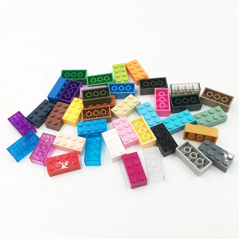 3001 Brick 2 x 4 Building Block Moc Colorful Plastic Parts Compatible with Brick DIY Children Toy Assembly Gift Box